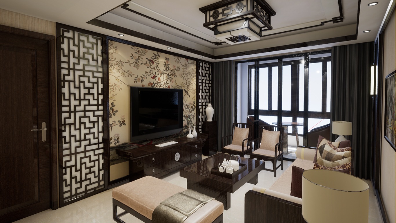 Chinese style living room