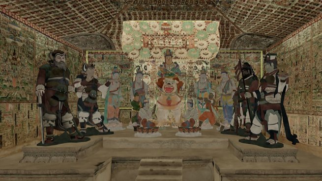 Virtual Touring of DunHuang: Mogao Cave 61