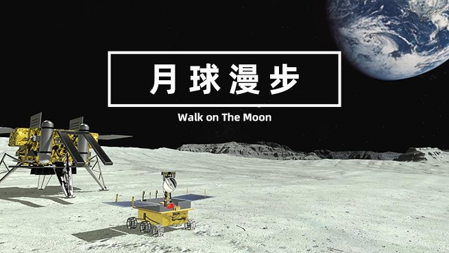 Chinese moon-landing project——Walking on The Moon