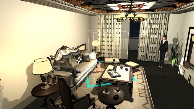Model room decration VR