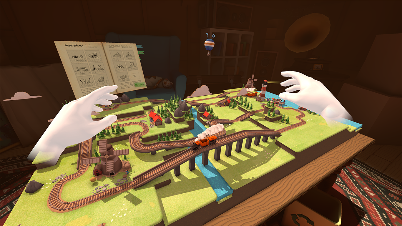 Vr Night Train Set Toy Trains VR