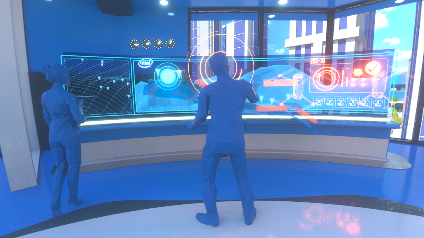 Vr Mat Intel Intel 5G VR Experience
