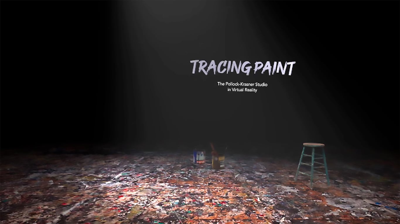 Tracing Paint: The Pollock Krasner Studio In Virtual Reality