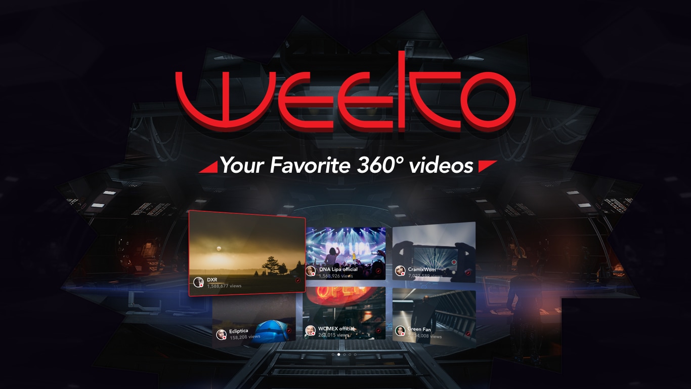 Weelco VR - Смотри, загружай и делись видео в формате